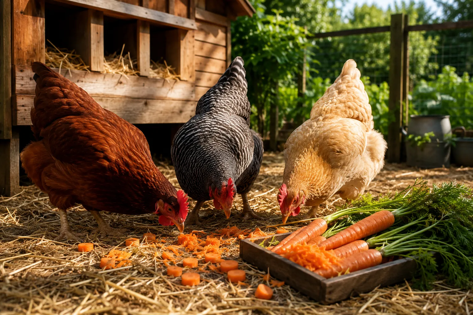 Can Chickens Eat Carrots?