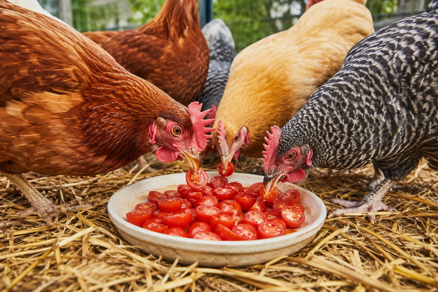 Can Chickens Eat Green Tomatoes or Just Ripe Ones?