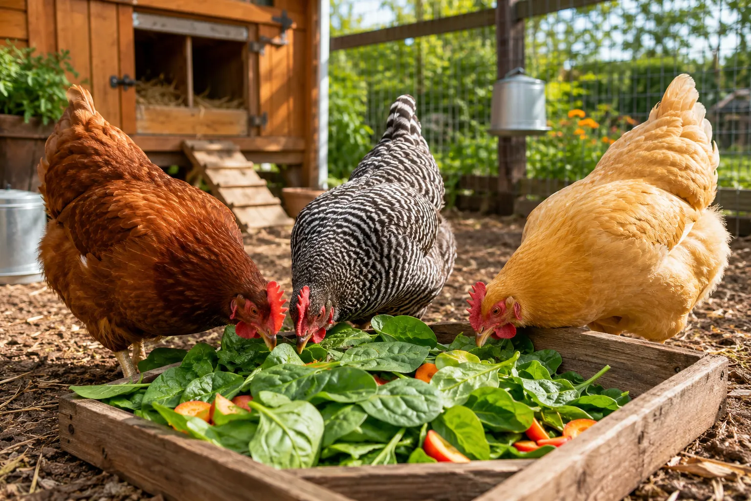 Can Chickens Eat Spinach?