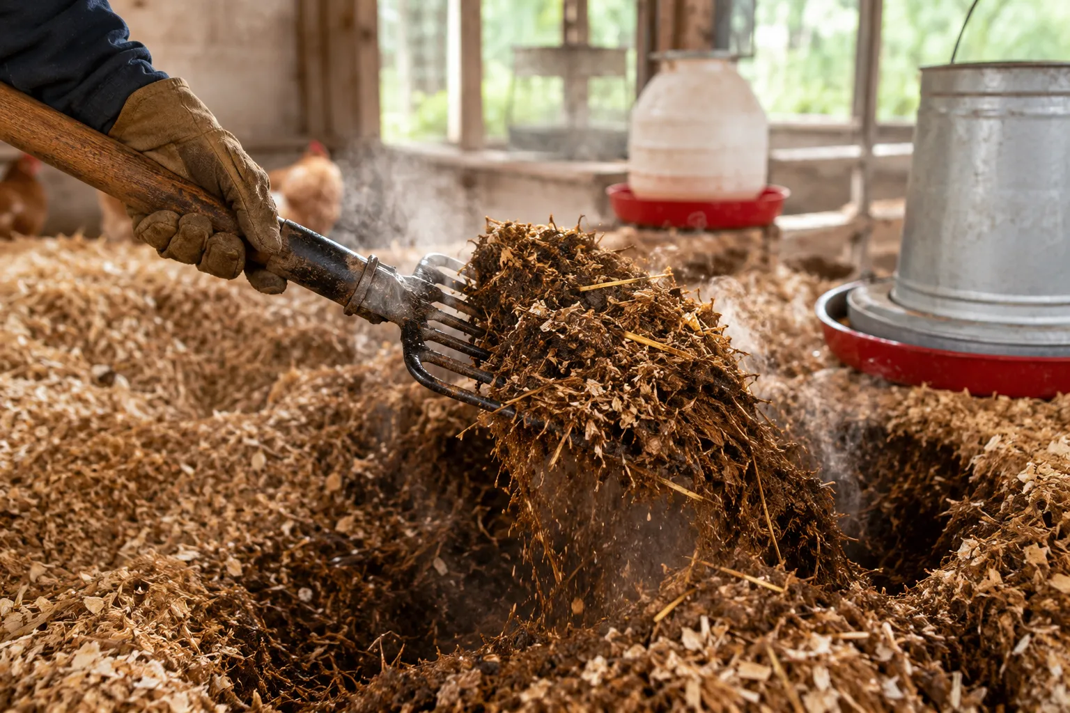 How Does Deep Litter Method Work in Chicken Coops?