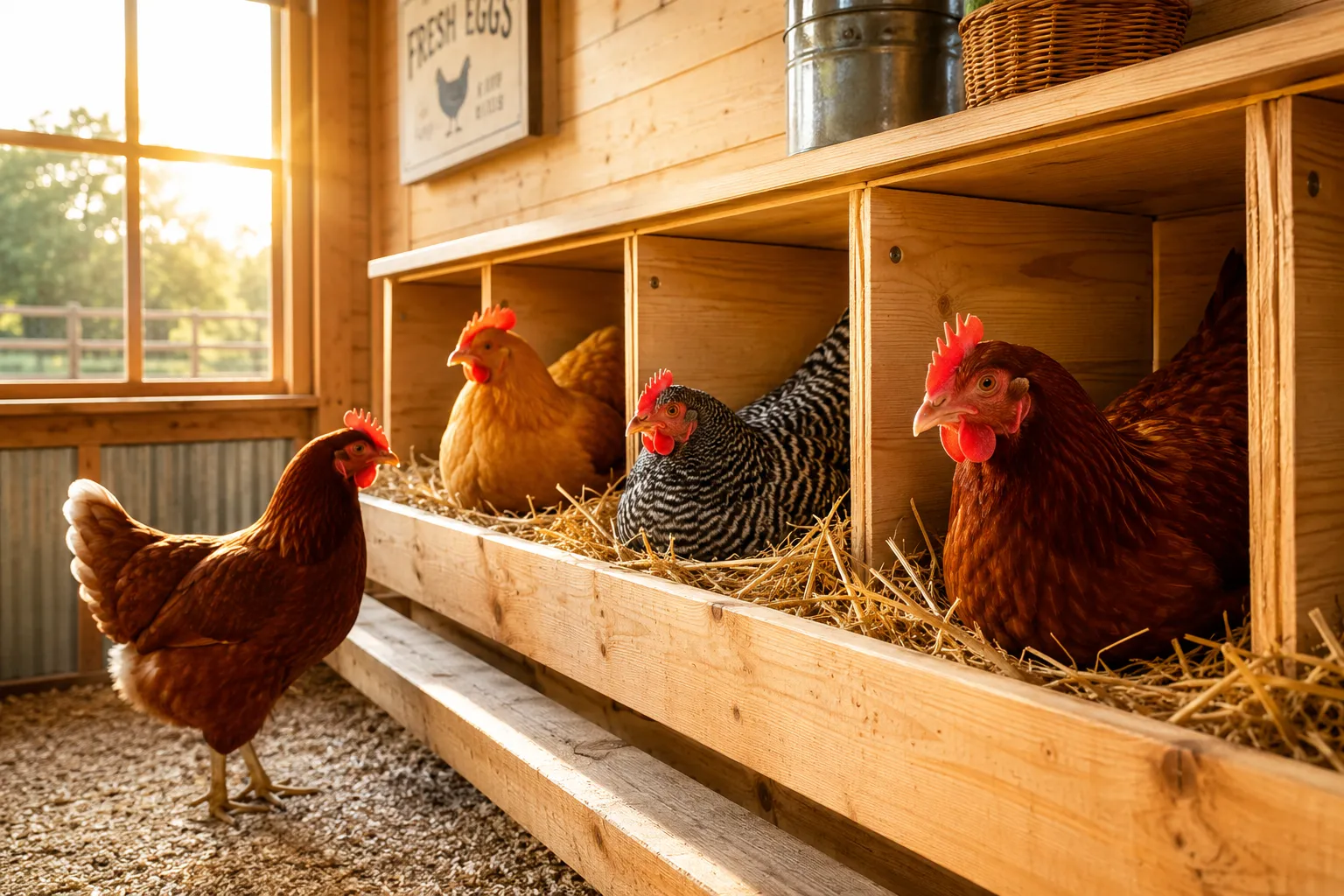 How Many Nesting Boxes Per Hen?