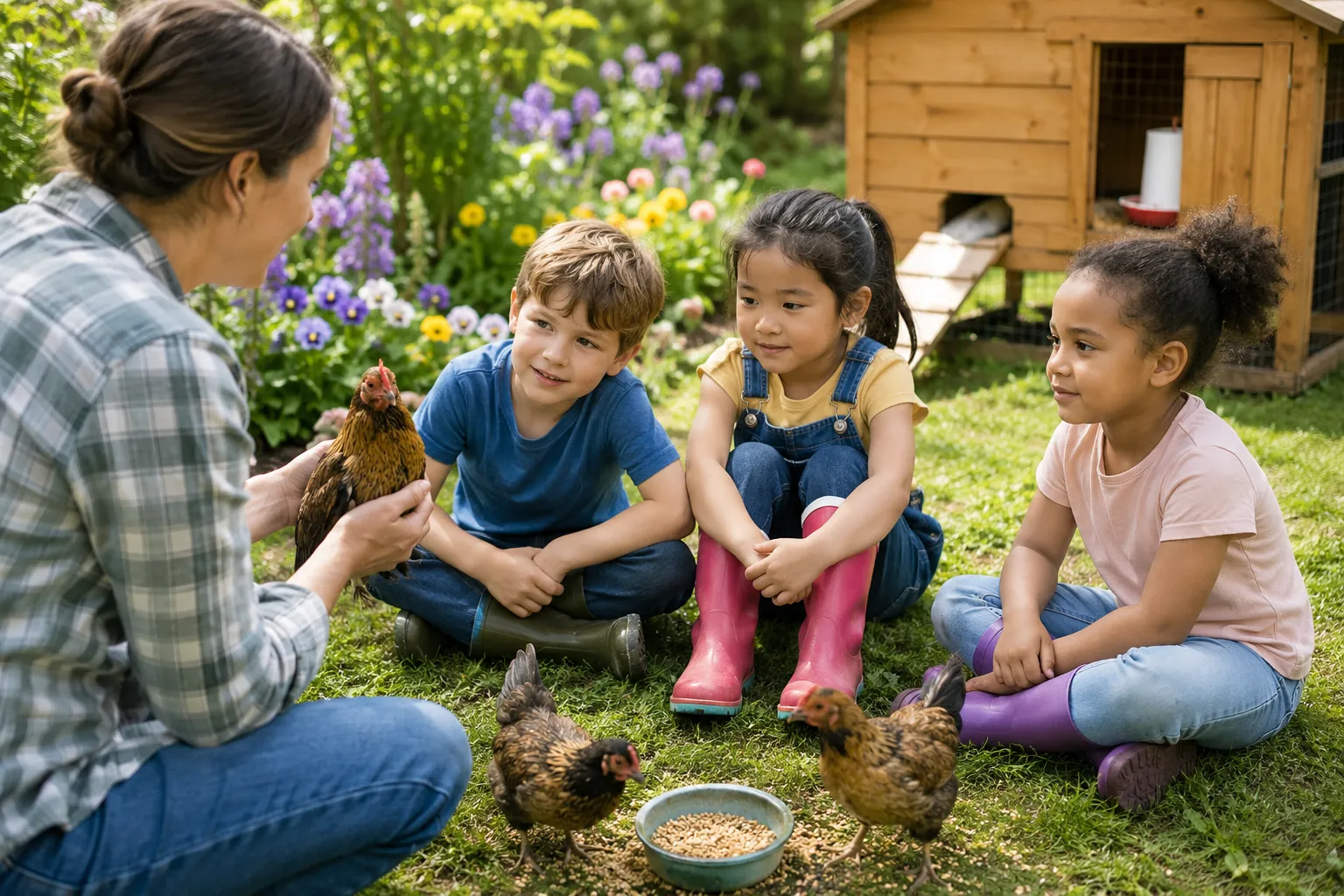 What Age Can Kids Start Handling Chickens Safely?