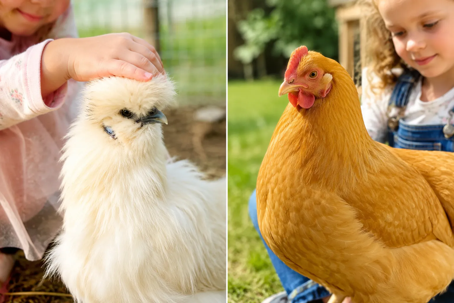 What Are the Friendliest Chicken Breeds for Young Children?