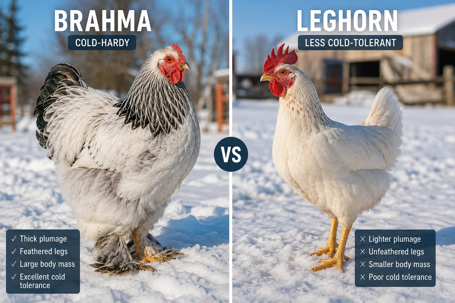 What Temperature Is Dangerous for Chickens in Winter?
