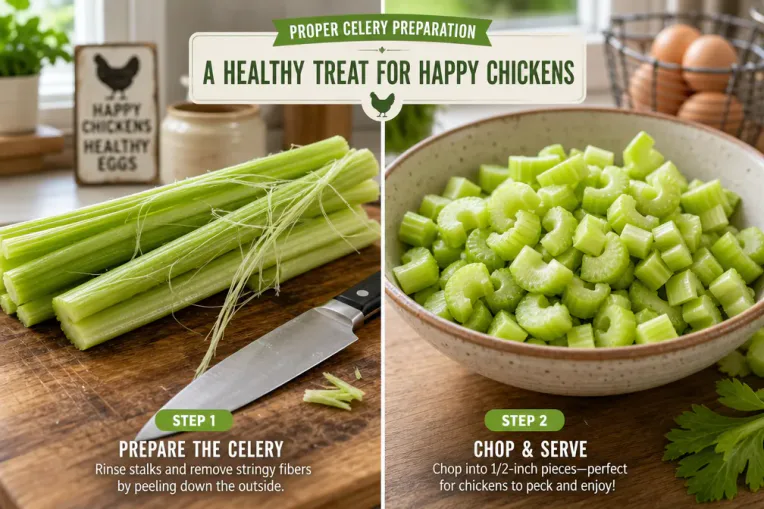 How to Prepare Celery for Chickens